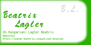 beatrix lagler business card